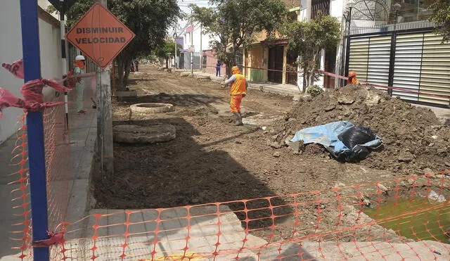 Se trata de una obra de pavimentación a cargo de la Municipalidad Provincial de Chiclayo. Foto: Fiscalía
