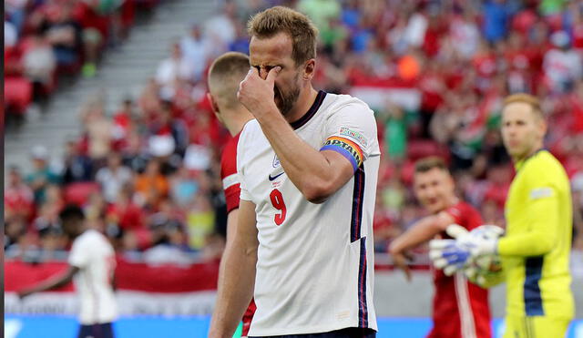 Inglaterra cayó de visita ante Hungría por la fecha 1 del Grupo 3 de la Liga A de la UEFA Nations League. Foto: AFP