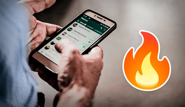 Si estás interesado en compartir el emoji de fuego en WhatsApp, conoce su significado. Foto: La Vanguardia / composición LR / Jazmín Ceras
