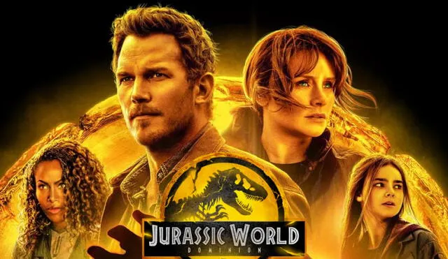 "Jurassic world: dominion" cierra la trilogía protagonizada por Chris Pratt y Bryce Dallas Howard, además de reunir a los actores de la saga original. Foto: composición/Universal Pictures