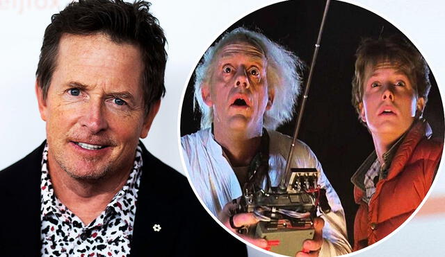 Michael J. Fox protagonizó "Volver al futuro" junto con Christopher Lloyd en 1985. Ambos retomaron sus papeles para dos secuelas, las cuales terminaron por asentar la fama de los actores y de la saga. Foto: composición/difusión