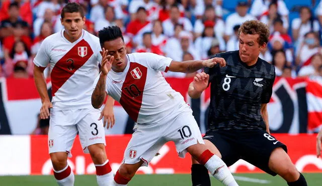 Perú vs. Nueva Zelanda: ambas escuadras disputan un partido amistoso previo a su respectivo duelo de repechaje. Foto: EFE