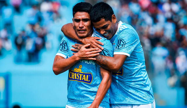 Irvén Ávila abrió el marcador para los celestes. Foto: Prensa Sporting Cristal