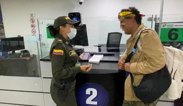 La Policía multó al hombre por cometer actos contrarios a la convivencia. Foto: Policía de Barranquilla