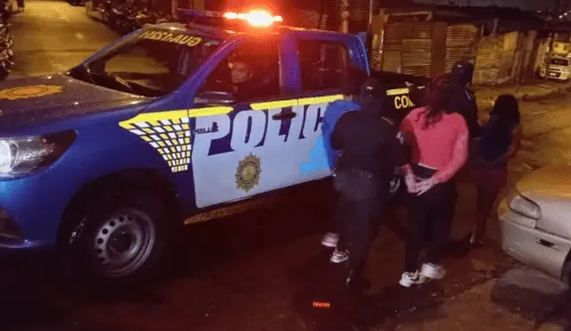 Las menores de edad fueron detenidas por agentes de la Policía Nacional Civil. Foto: PNC de Guatemala