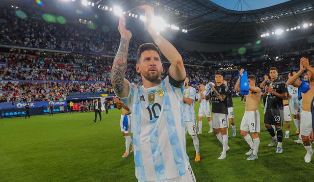 Lionel Messi anotó por primera vez 5 goles en un solo partido con la selección argentina. Foto: Twitter/@Ieomessiok