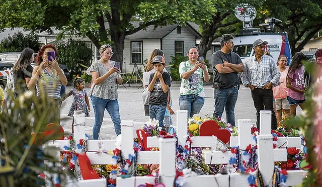 Peligro. Así como en Texas, las personas de toda edad están bajo la amenaza de ataques armados en las calles de EE. UU. Foto: AFP