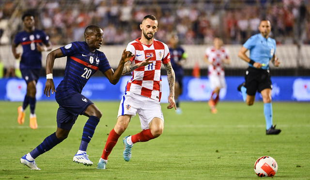 Francia y Croacia no se hacen daño y empatan en la Nations League. Foto: @equipedefrance