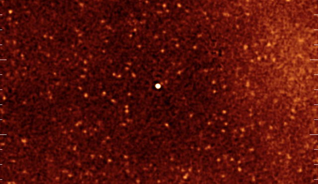 Imagen de uno de los pulsos que emite el objeto recién detectado en nuestra galaxia. Foto: Caleb et al. / Nature Astronomy