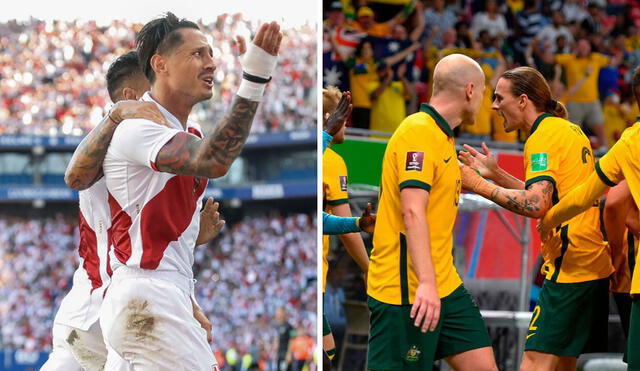 Perú jugará con Australia, ganador del repechaje asiático. Foto: composición GLR/ EFE/ FA/ UAEFA