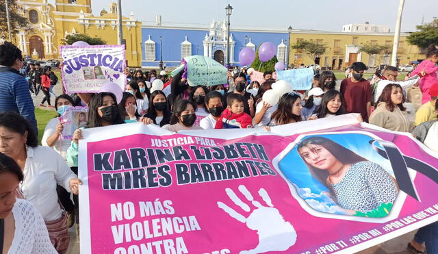 La marcha se realizó por las principales calles de Trujillo. Foto: Yolanda Goicochea