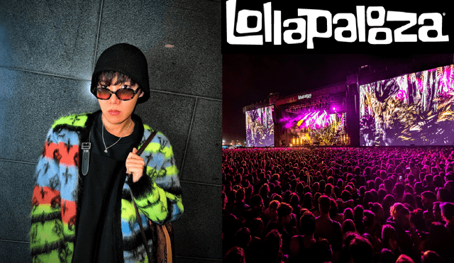 J-Hope de BTS se presentará en Chicago para el festival musical Lollapaloza. Foto: composición/Instagram/Lollapaloza