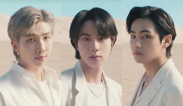 RM, Jin y V de BTS en avances individuales del nuevo video "Yet to come". Foto: captura YouTube Reels / Hybe Labels