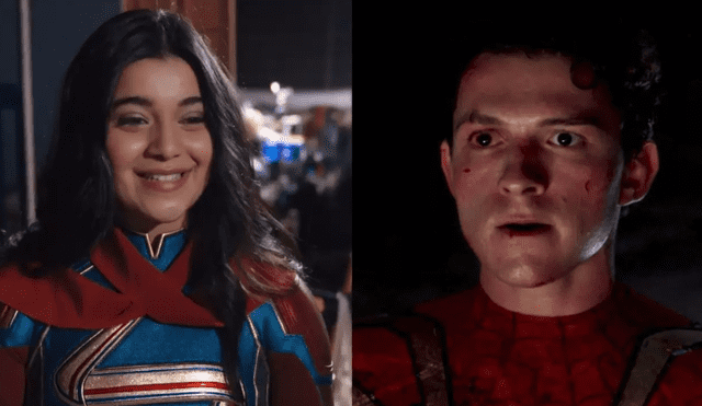 Conoce cómo se vinculan Peter Parker con Kamala Khan gracias a la escena poscrédito de "Ms. Marvel". Foto: composición/ Marvel Studios