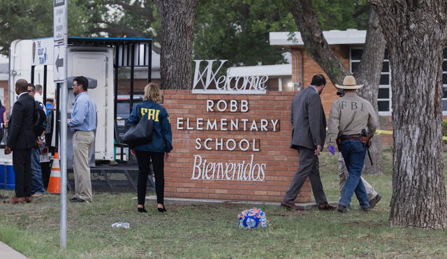El tiroteo en la escuela primaria Uvalde, en Texas, dejó 19 niños y 2 adultos fallecidos. Foto: AFP
