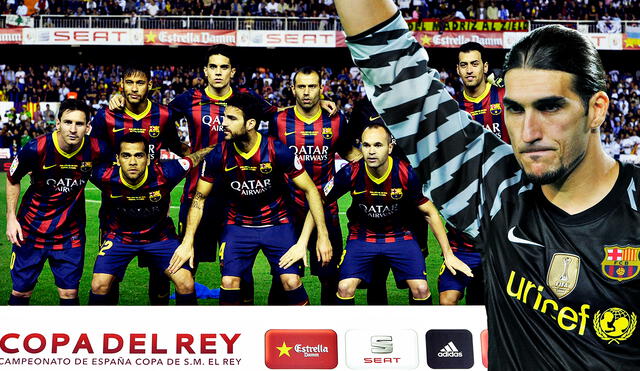 José Manuel Pinto jugó en el FC Barcelona entre 2008 hasta 2014. Foto: composición LR/ AFP