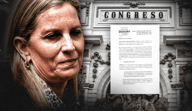 La presidenta del Congreso, María del Carmen Alva, ha sido denuncia por presunta sedición. Foto: composición de Gerson Cardoso/La República.