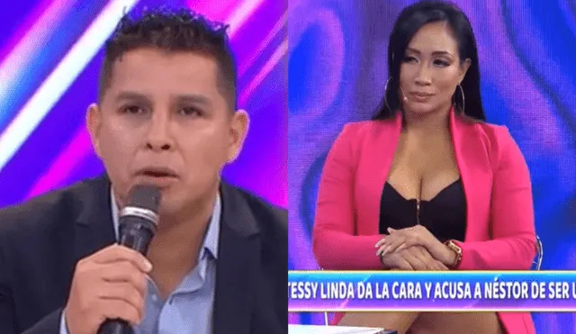Tessy Linda acusa a Néstor Villanueva de haber filtrado un video íntimo de ambos. Foto: composición/ ATV