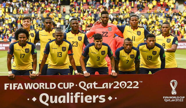 Ecuador clasificó al Mundial Qatar 2022 al quedar en cuarto lugar en las eliminatorias sudamericanas. Foto: AFP