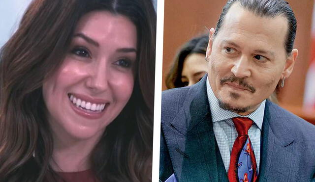 Camille Vasquez aclaró si tiene o no un romance con Johnny Depp. Foto: captura Univisión