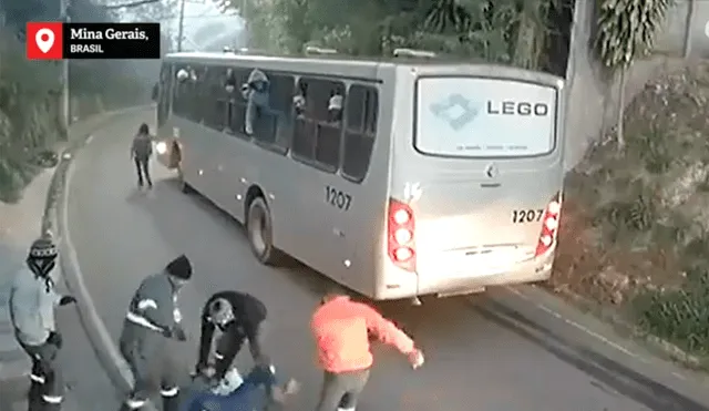 El malhechor recibió una tanda de golpes y huyó del lugar rápidamente. Foto: Clarín