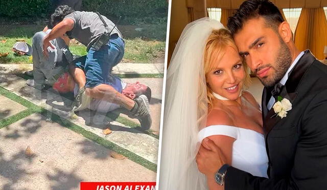 Britney Spears y Sam Asghari se dieron el "sí" en una íntima boda que se llevó a cabo el último 9 de junio. Foto: Vogue/Instagram/TMZ