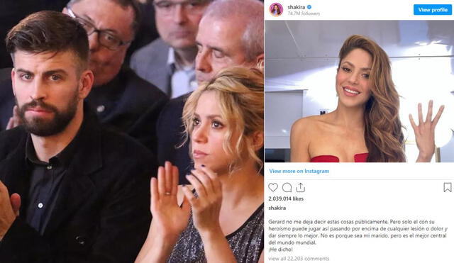 Shakira todavía conserva fotos y emotivos mensajes dedicados a Gerard Piqué en redes sociales. Foto: composición/ ShakiraFans/Instagram