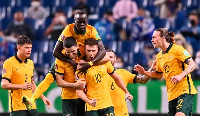La selección australiana enfrentará a Perú en el repechaje. Foto: AFP