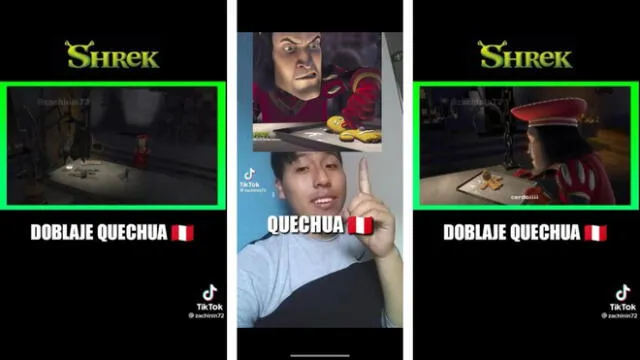 "Shrek" fue traducida al quechua y se convirtió en viral en TikTok.