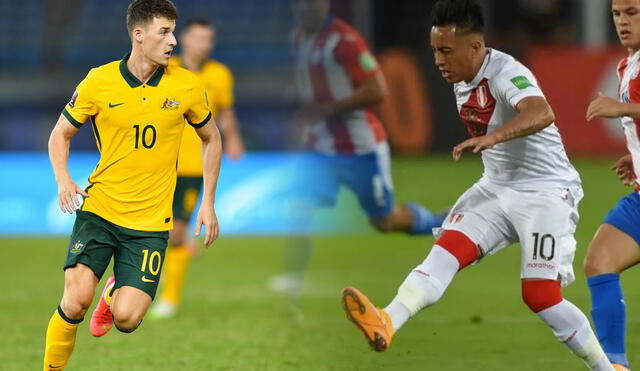 Perú vs. Australia se verán las caras el lunes 13 de junio por el repechaje al Mundial Qatar 2022. Foto: Socceroos/AFP