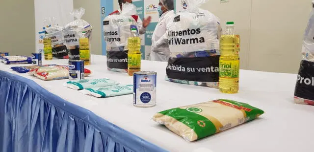 Alimentos de Qali Warma llegan a cientos de familias. Foto: Difusión