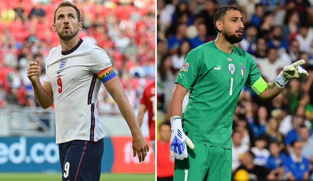 Inglaterra vs. Italia se miden en el Molineux Stadiu por la Nations League. Foto: composición LR/AFP