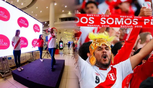 Todos a una viva voz. Perú definirá este lunes 13 de junio su pase al Mundial Qatar 2022. Foto: composición La República / Mall Aventura