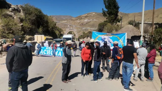 La medida de protesta perjudica también a los turistas de dicha provincia, quienes tienen el anhelo de visitar el Cañón del Colca. Foto: La República