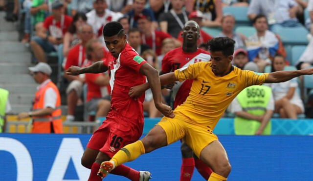 Perú venció 2-0 a Australia en la última fecha del Grupo C del Mundial Rusia 2018. Foto: Grupo La República