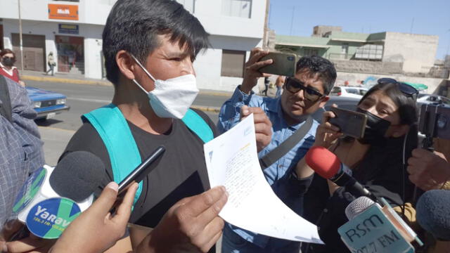 Dirigente deslindó de todo acto de violencia en masacre registrada en Caravelí. Foto: URPI/Wilder Pari