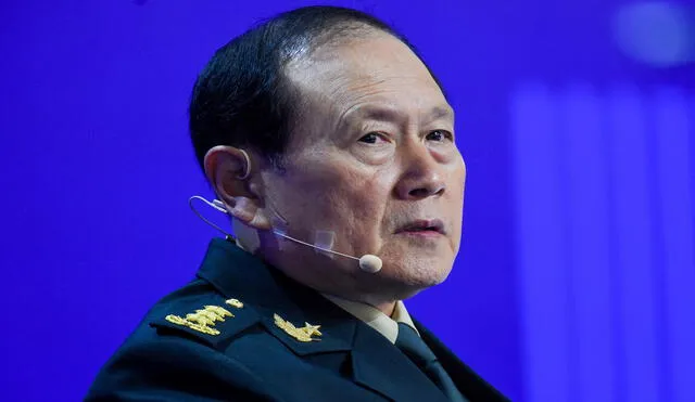 El ministro de Defensa de China, Wei Fenghe, asiste a la cumbre del Diálogo de Shangri-La en Singapur el 12 de junio de 2022. Foto: AFP