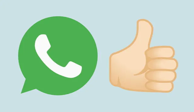 Este emoji de WhatsApp está disponible en iOS y Android. Foto: composición LR