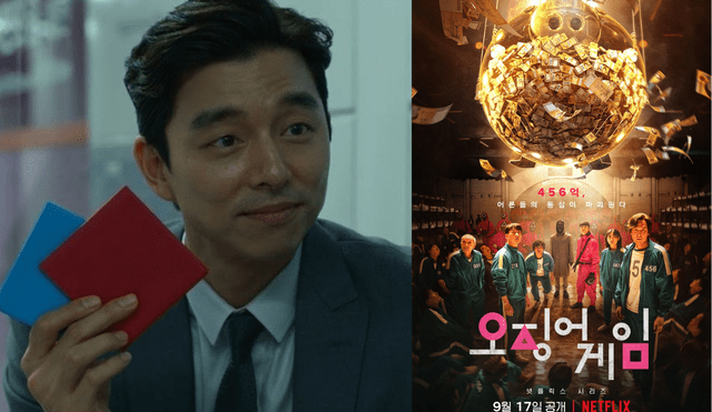 Gong Yoo podría regresar como "el hombre del traje" para la segunda entrega de "Squid Game". Foto: composición/ captura Netflix