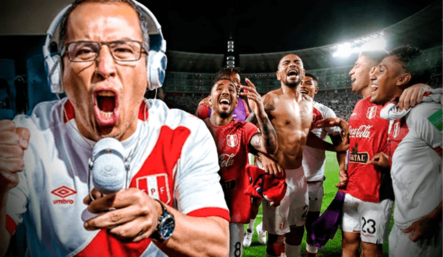 Daniel Peredo narró el partido en el que Perú clasificó a un mundial luego de 36 años. Foto: composición Gerson Cardozo / AFP