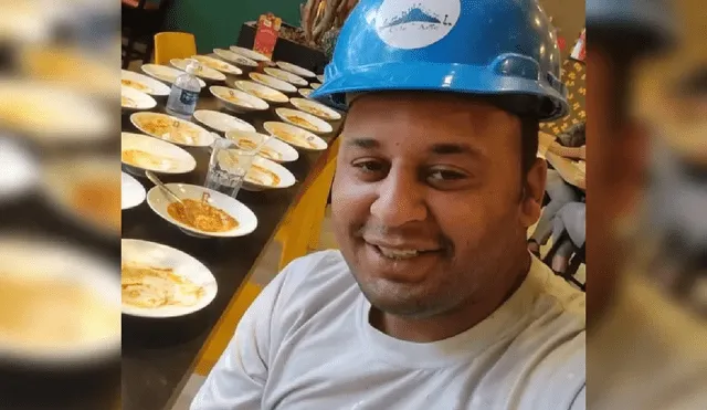 Un hombre en Sao Paulo, Brasil, fue sacado de un restaurante después de consumir 15 platos con pasta e intentar pedir otros ocho. Foto: Instagram