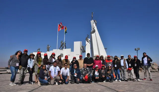 Fueron 36 empresarios turísticos de Chile, Bolivia y de regiones del Perú como Cajamarca, Pucallpa y Cusco. Foto: Municipalidad de Tacna