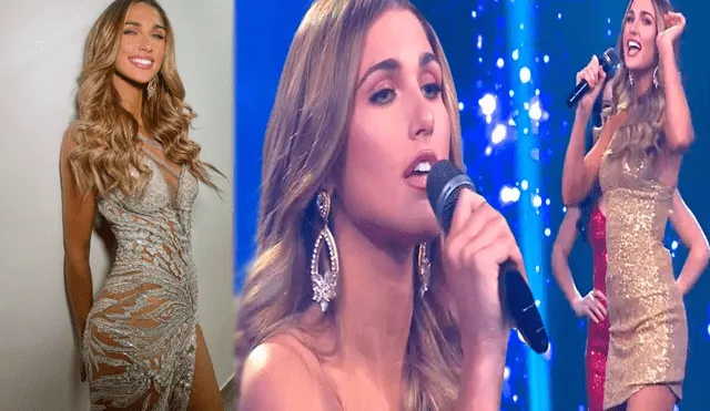 Alessia Rovegno ignora las críticas en su camino al Miss Perú 2022. Foto: Captura América TV