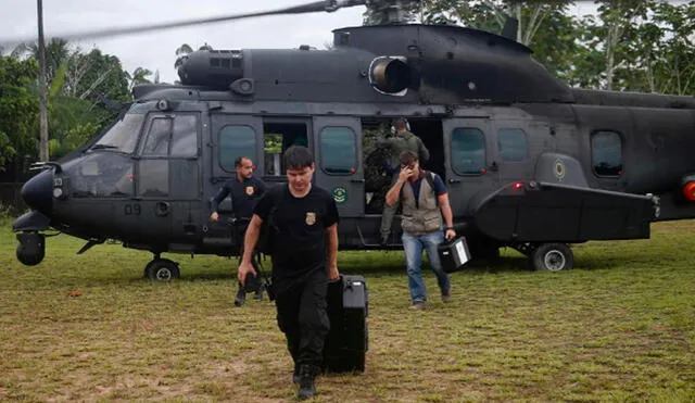 Policía viene trabajando en la búsqueda de Pereira y Phillips, perdidos desde el 5 de junio. Foto: APNews