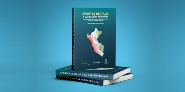 Portada del libro de Rocío Valencia Haya de la Torre, "Aportes de Italia a la nación peruana". Foto: Difusión.