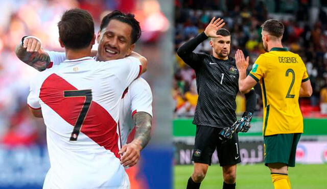 Perú vs. Australia se juega este 13 de junio desde la 1.00 p. m. (hora peruana). Foto: composición selección peruana/socceroos