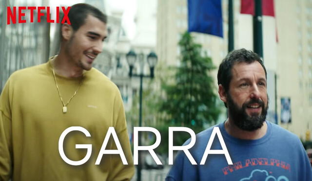 en "Garra",  Adam Sandler comparte roles con el jugador profesional de baloncesto Juancho Hernangómez (Bo). Foto: composición/Netflix