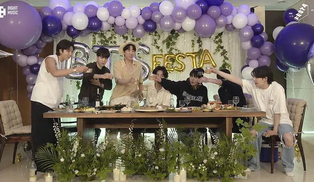 Cena de BTS: los integrantes de Bangtan invitan a ARMY a ver el estreno de este contenido. Foto: BIGHIT
