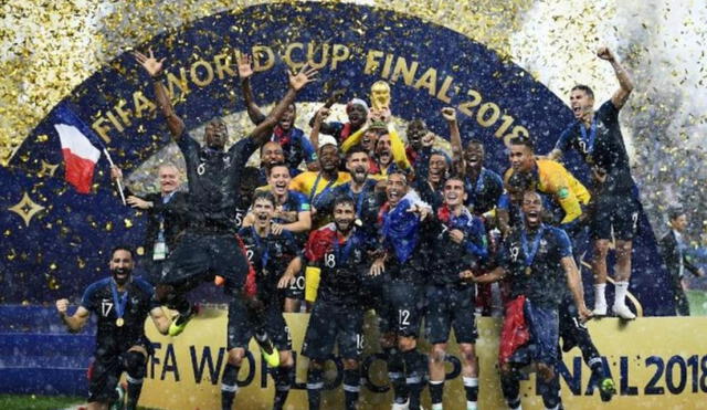 Francia ganó 38 millones de dólares en el mundial pasado. Foto: AFP