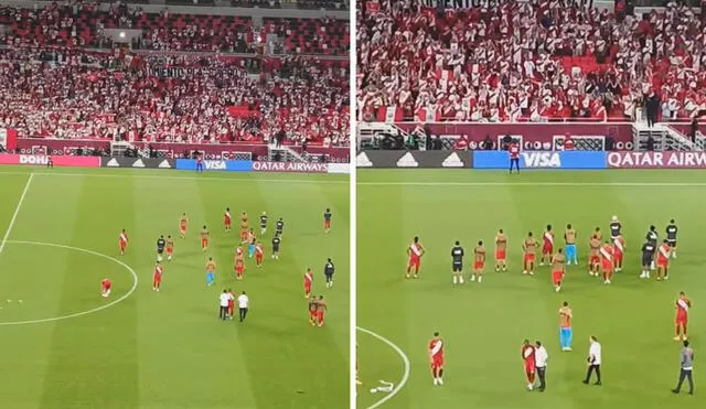 Así agradeció la hinchada de Perú a la selección. Foto: captura Jampool Cuadros.